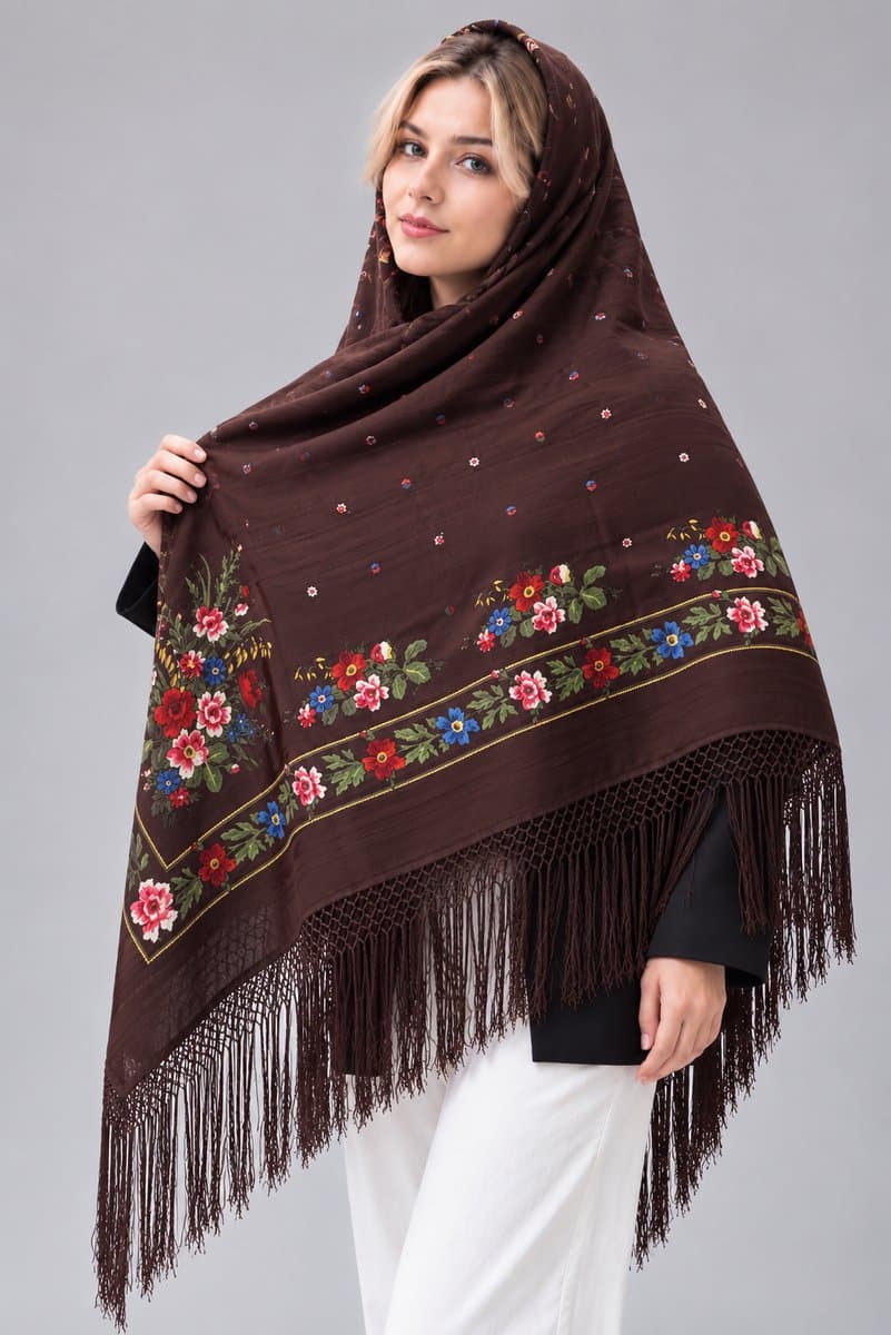 چارقد پشمی زیبا